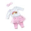 Pink Baby Tutu Outfit - Size 3 Months