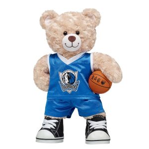 Happy Hugs Teddy Bear Dallas Mavericks Basketball Gift Set