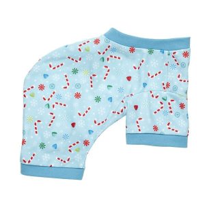 Blue Candy Cane Print Sleeper