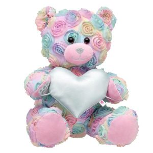Pastel Bouquet Teddy Bear with Heart Wristie