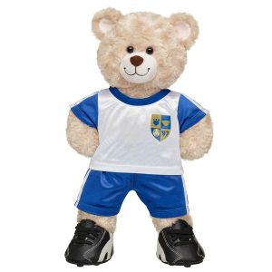 Happy Hugs Teddy Bear Blue Soccer Gift Set