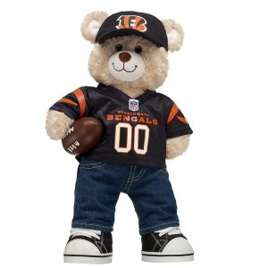 Happy Hugs Teddy Bear Cincinnati Bengals™ Football Gift Set