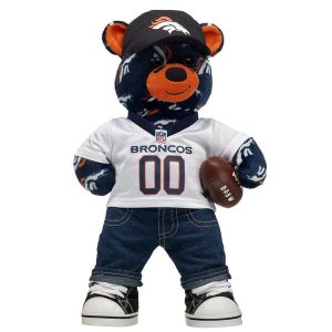 Denver Broncos™ Football Teddy Bear Fan Hat and Football Gift Set