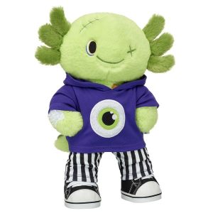 Zombie Axolotl Stuffed Animal Halloween Gift Set