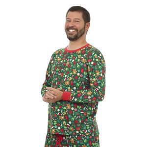   Pajama Shop™ Holiday Print Top - Adult