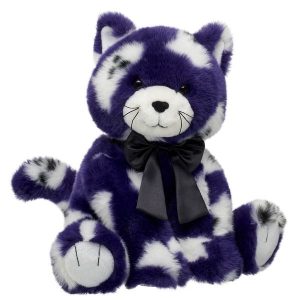 Spooky Kitty Stuffed Animal with Black Gifting Bow