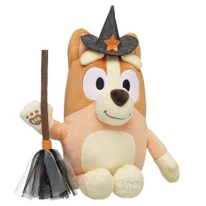 Bingo Plush Puppy Halloween Witch Gift Set