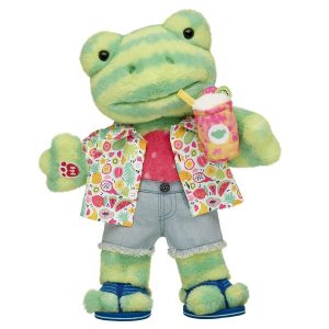 Watermelon Frog Stuffed Animal Smoothie Gift Set