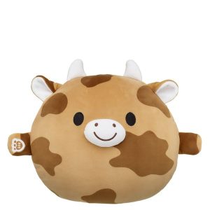 SKOOSHERZ™ Brown Cow Stuffed Animal