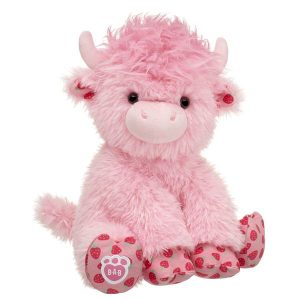 Strawberry Highland Cow Stuffed Animal