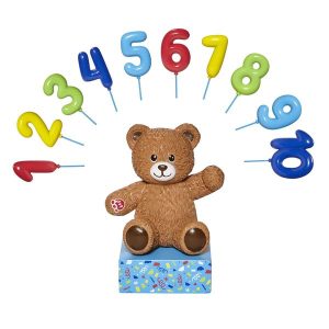  ® Brown Bear Base with CeleBEARate Balloon Inserts (1-10)