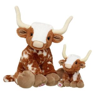 Longhorn Cow Stuffed Animal &   Mini Beans® Gift Set