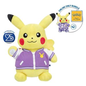 25th Celebration Pokémon Pikachu (Female) Plush Bundle
