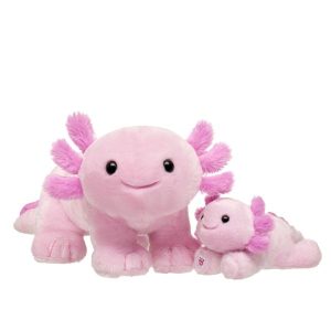 Pink Axolotl Stuffed Animal & Mini Beans® Gift Set