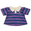Navy and Purple Stripe Polo Dress