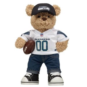 Timeless Teddy Bear Seattle Seahawks™ Fan Hat and Football Gift Set