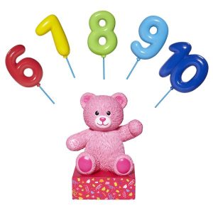 ® Pink Bear Base with CeleBEARate Balloon Inserts (6-10)