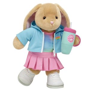 Pawlette™ Bunny Plush Summer Athleisure Gift Set with Tumbler