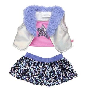 Honey Girls Sequin Skirt Set