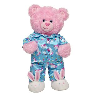 Pink Cuddles Teddy Bear Unicorn PJs Gift Set