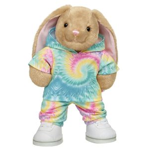 Pawlette™ Bunny Plush Tie-Dye Athleisure Gift Set