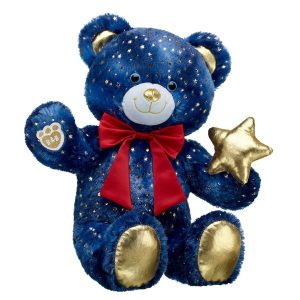 Star Wishes Teddy Bear Red Bow Gift Set