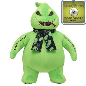 Disney Tim Burton's The Nightmare Before Christmas Neon Oogie Boogie Plush Gift Set with Sound