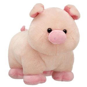 Fuzzy Pink Pig Stuffed Animal